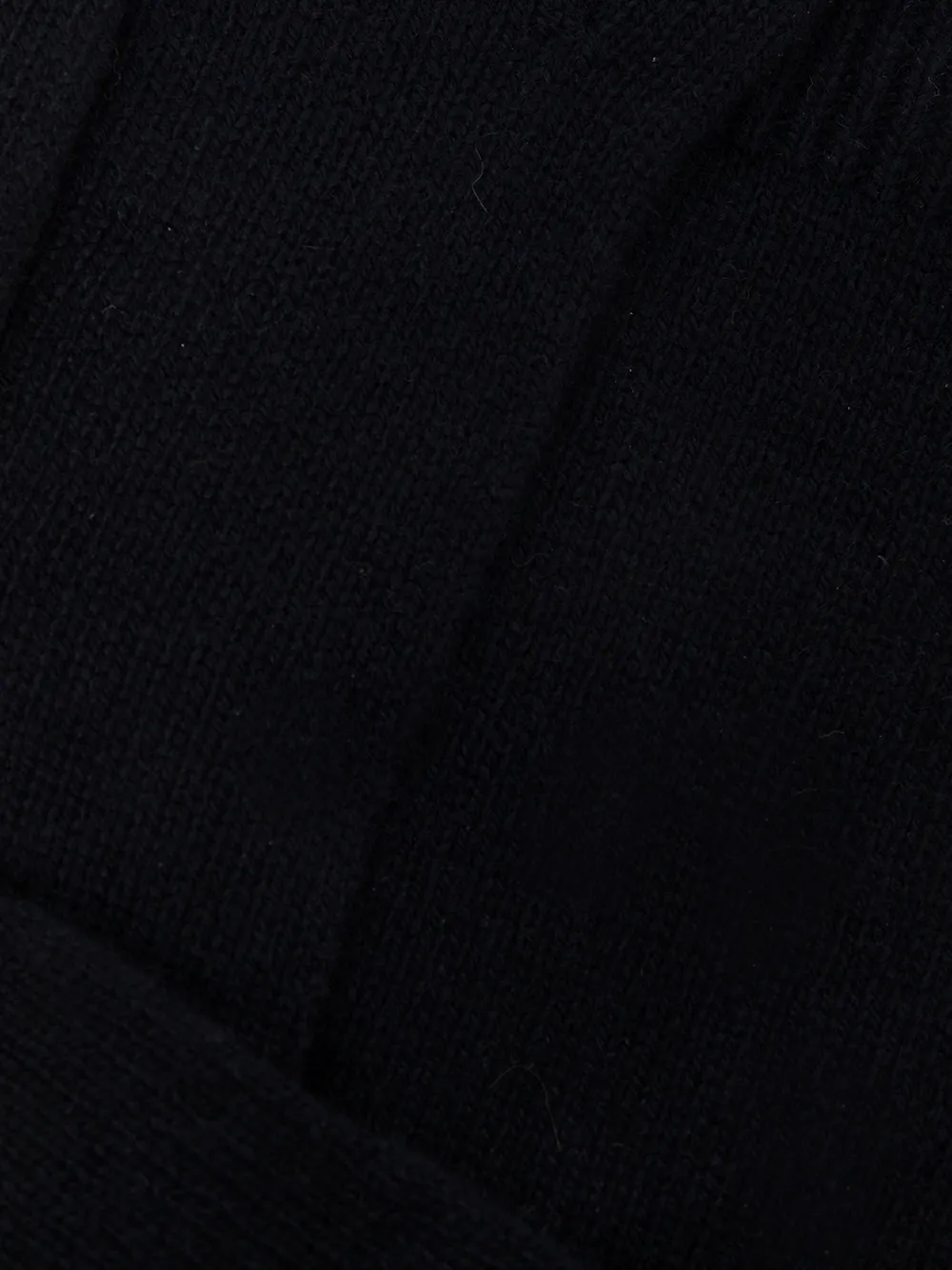 The Row Knitted Long-gloves In Black