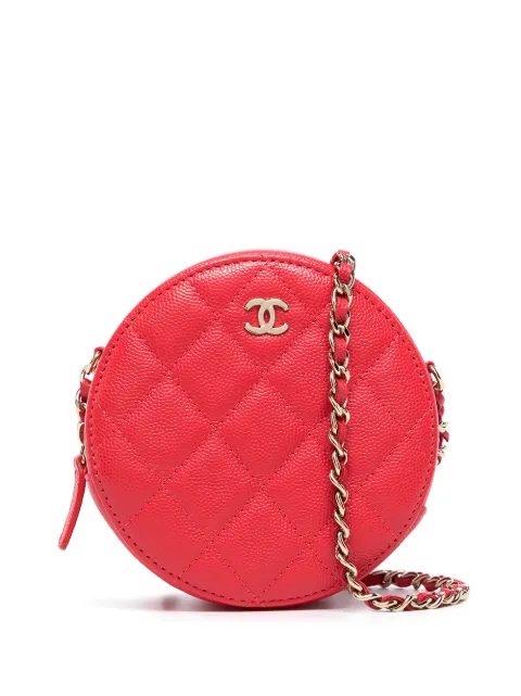 Marsupio trapuntato con logo CC 1992 Rosso Farfetch Donna Accessori Borse Borse stile vintage 