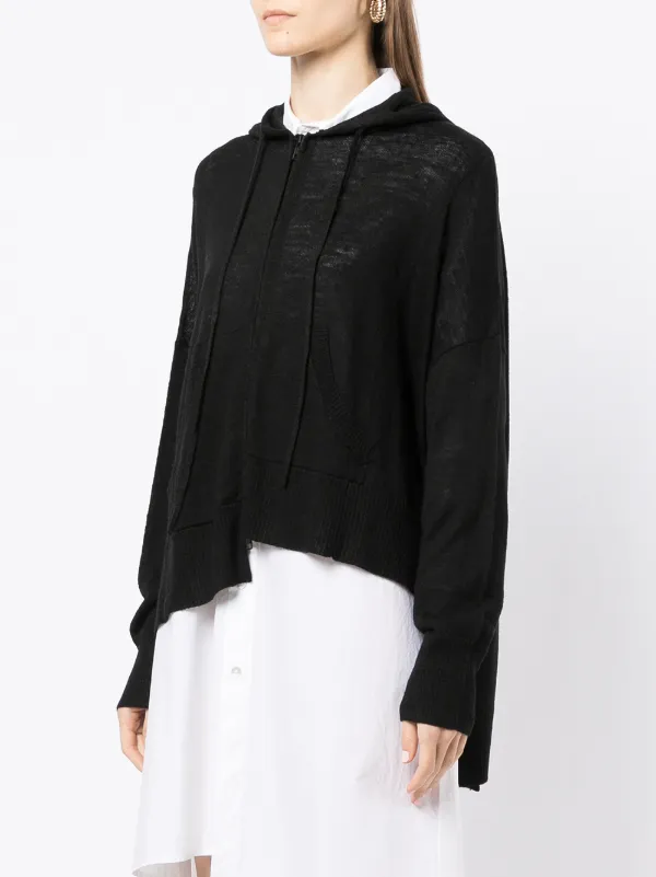 yohji yamamoto moletom com capuz