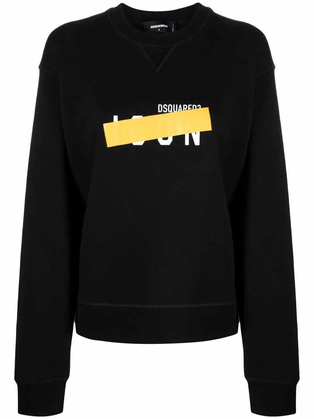 

Dsquared2 sudadera con logo estampado - Negro