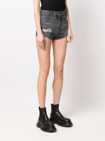 distressed-finish denim shorts | Dolce 