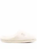 Tommy Hilfiger embroidered-logo slippers - White