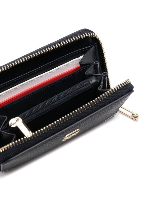 tommy hilfiger large zip around wallet