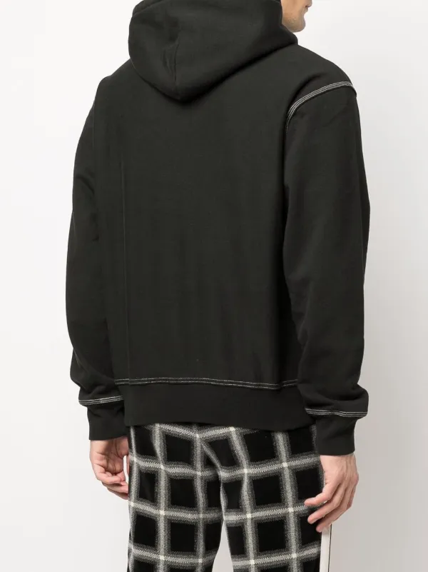 【Stussy】 正規品★ Contrast Stitch Label Hoodie Black Stussy Mens Contrast Stitch Label Pullover Hoodie Black