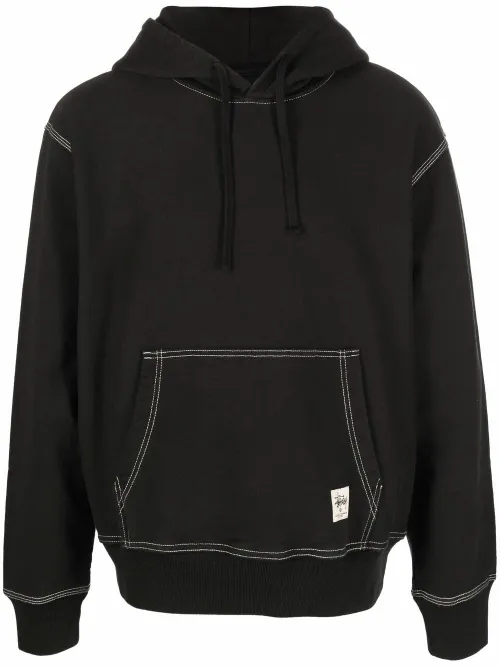 Hoodie à coutures contrastantes - Stüssy - Modalova