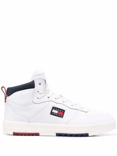 Tommy Jeans Basket Mid-Top leather sneakers