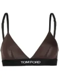 TOM FORD logo-underband bra - Brown