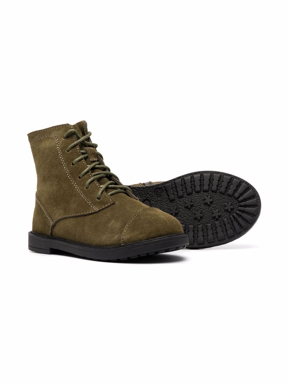 Shop Age Of Innocence Gents Lace-up Suede Ankle Boots In Green