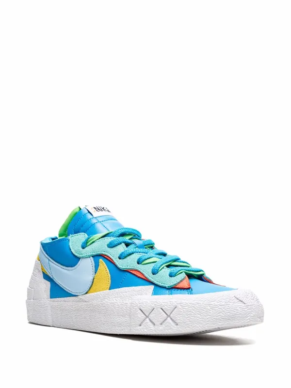 Nike x KAWS x Sacai Blazer Low 板鞋- Farfetch