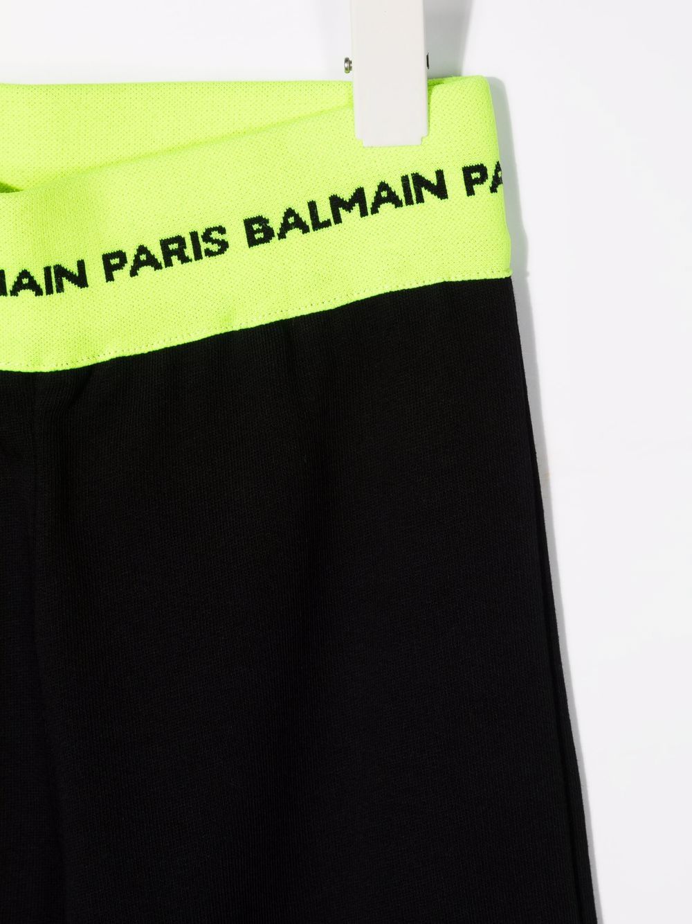 фото Balmain kids спортивные брюки с контрастной отделкой