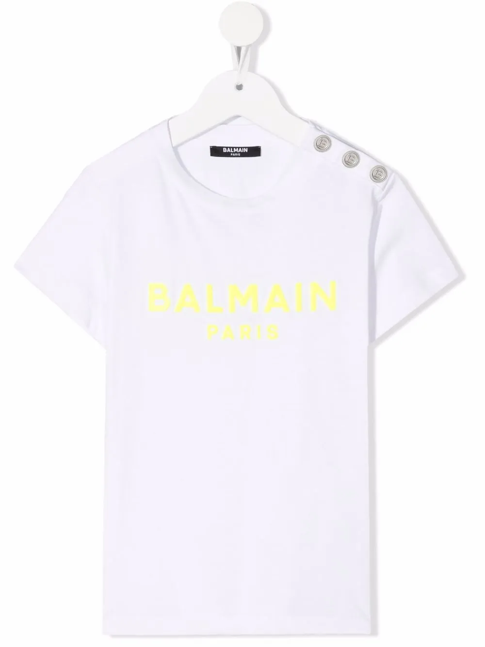 фото Balmain kids футболка с логотипом