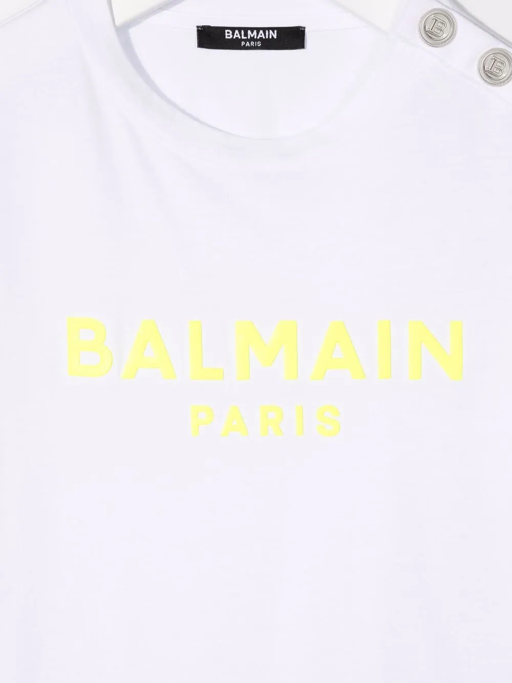 фото Balmain kids футболка с логотипом