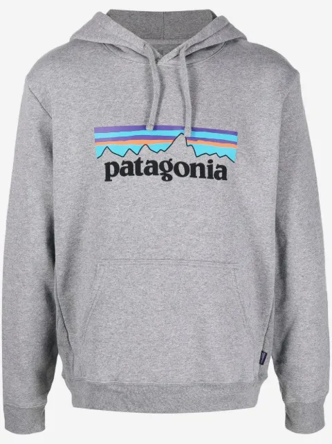 Patagonia recycled logo-print hoodie