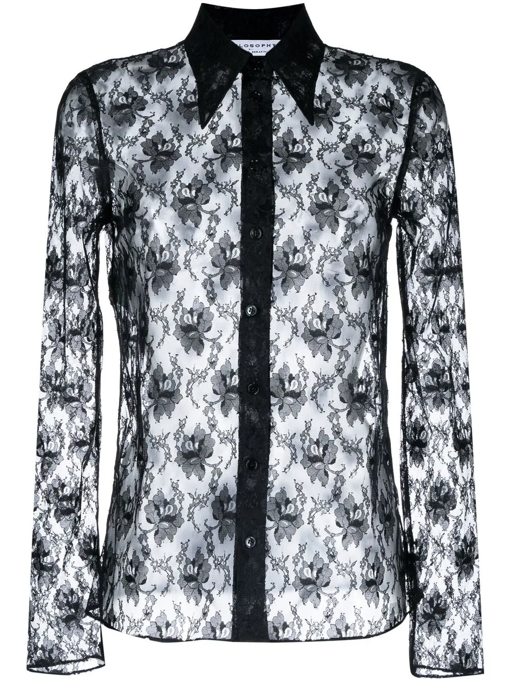 

Philosophy Di Lorenzo Serafini camisa con botones - Negro