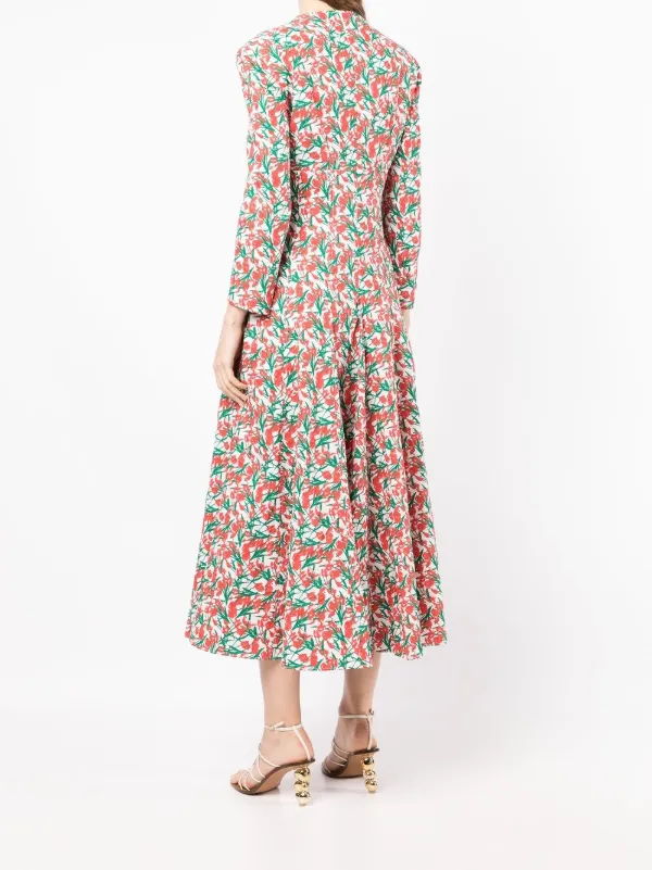 Amazon.com: KOLANDA Women's Long Sleeve Dress A-Line V-Neck