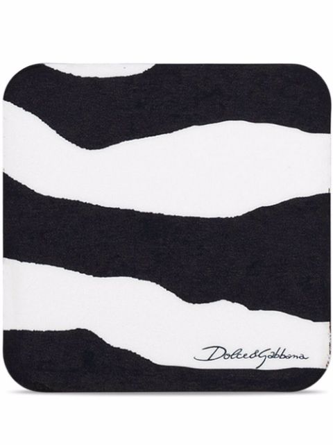 Dolce & Gabbana zebra-print paper coasters (set of 12)