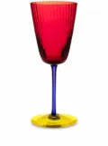 Dolce & Gabbana hand-blown Murano white wine glass - Red