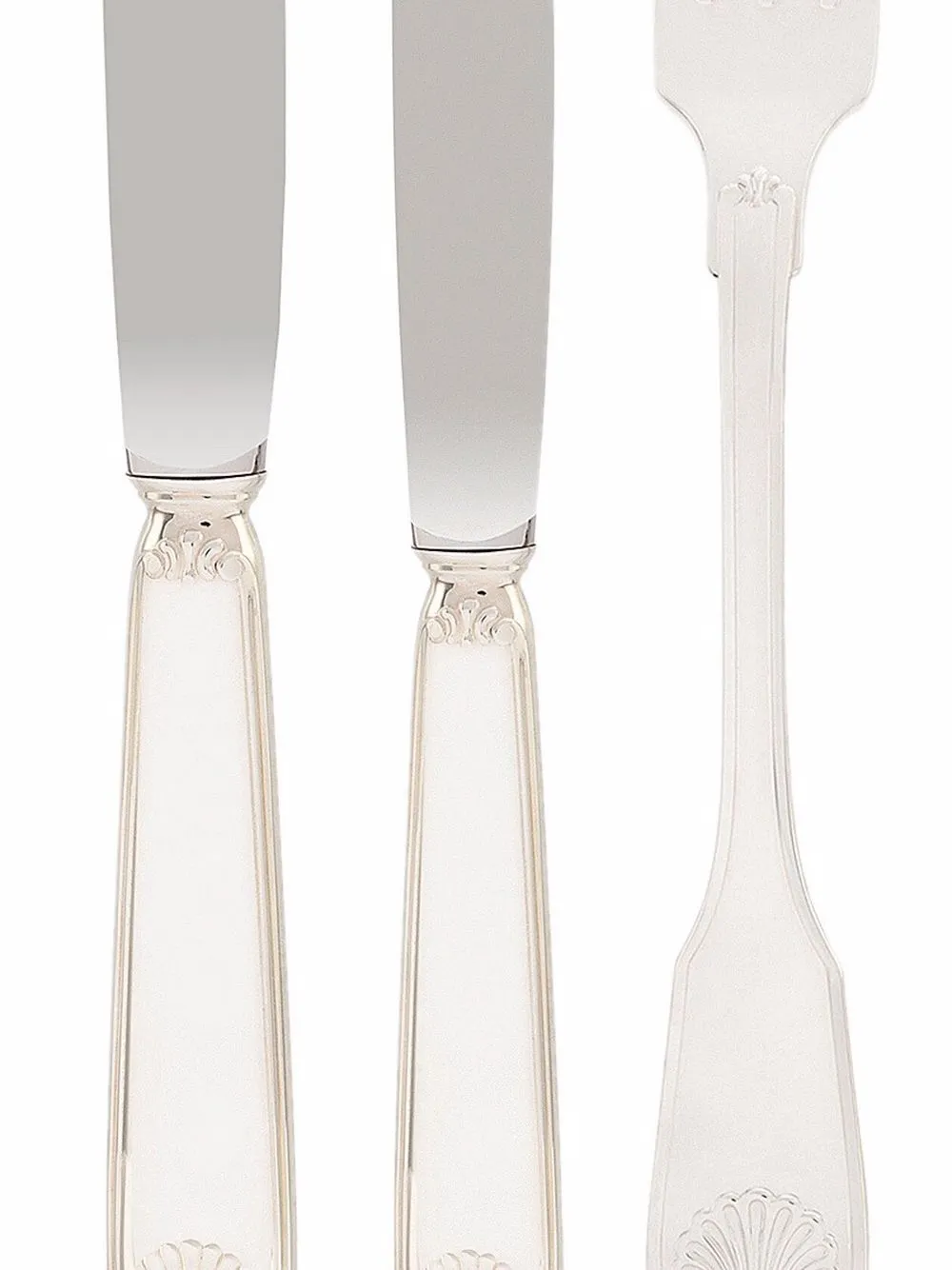 Shop Dolce & Gabbana 6 Piece Cutlery Set In U0002 Argento