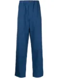 Kenzo straight-leg elasticated-waist trousers - Blue