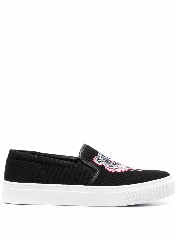 Kenzo black slip on sale