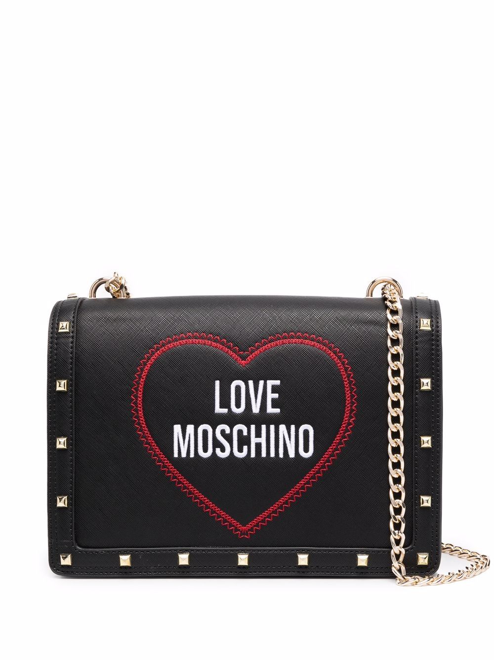 фото Love moschino сумка на плечо с вышитым логотипом