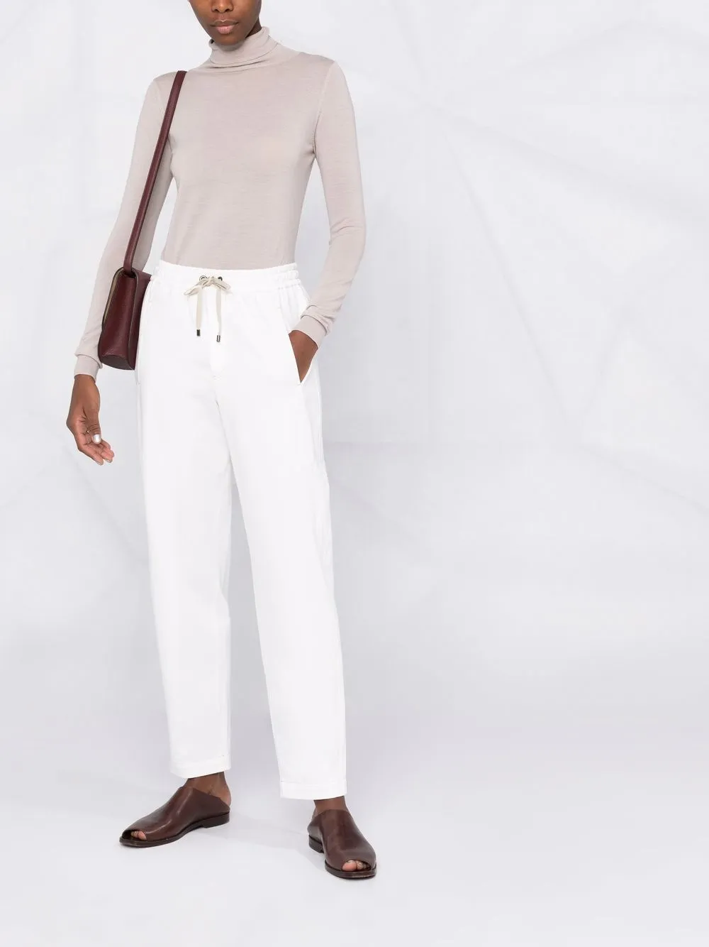 фото Brunello cucinelli спортивные брюки с кулиской
