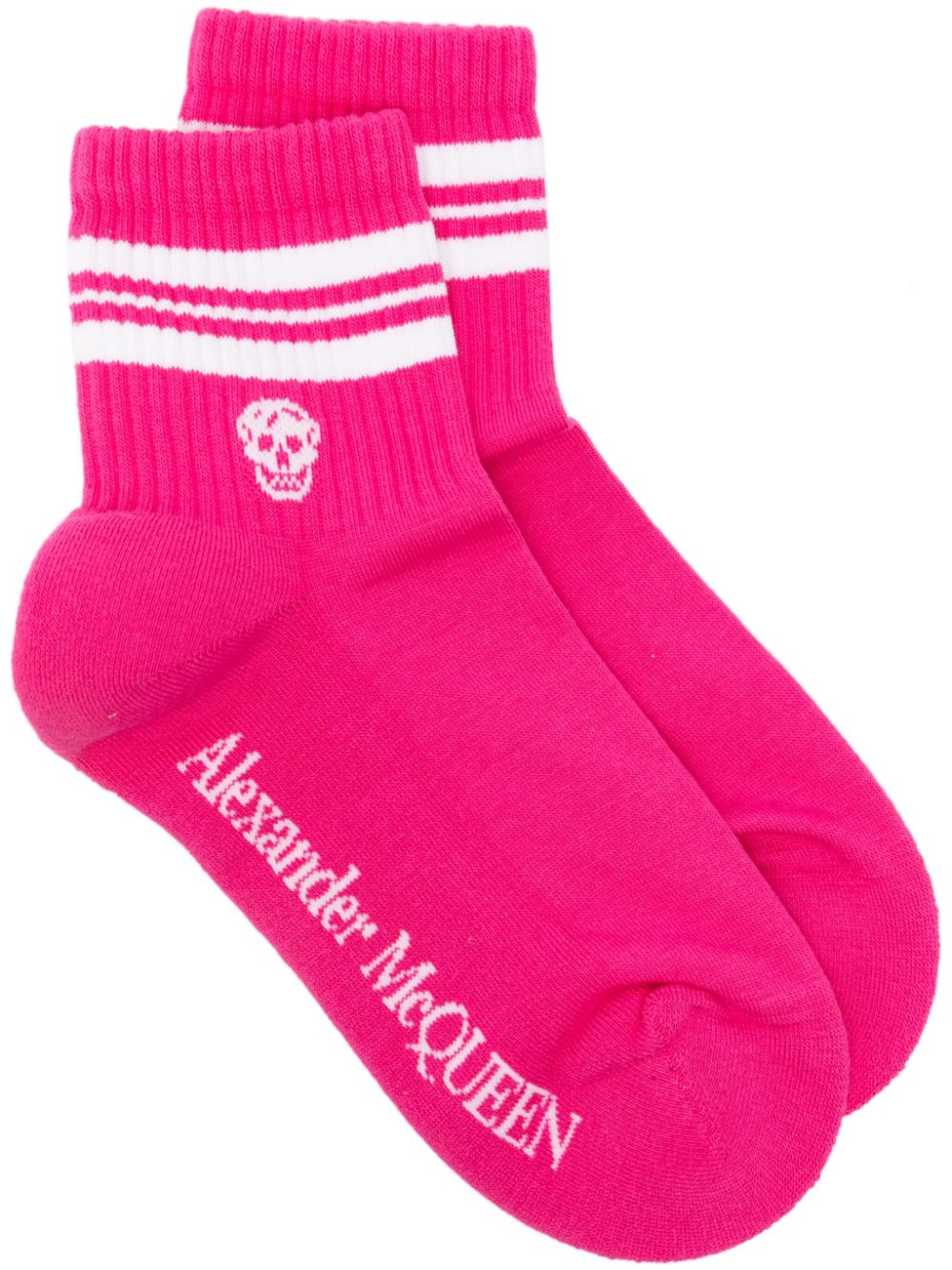 skull-intarsia ankle socks