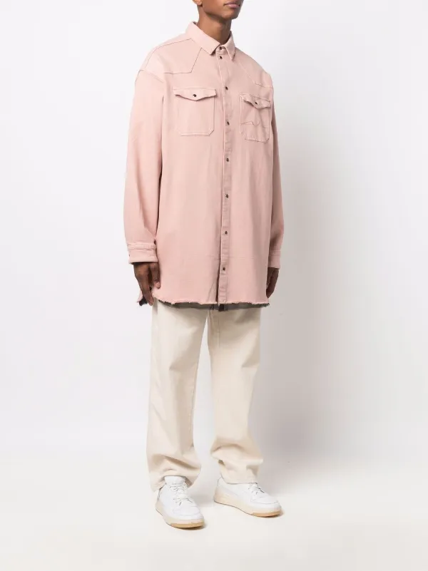 Mankind raw-hem Shirt Jacket - Farfetch