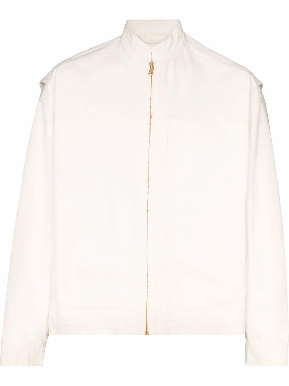 

Tom Wood Tyhlor zipped bomber jacket - Neutrals