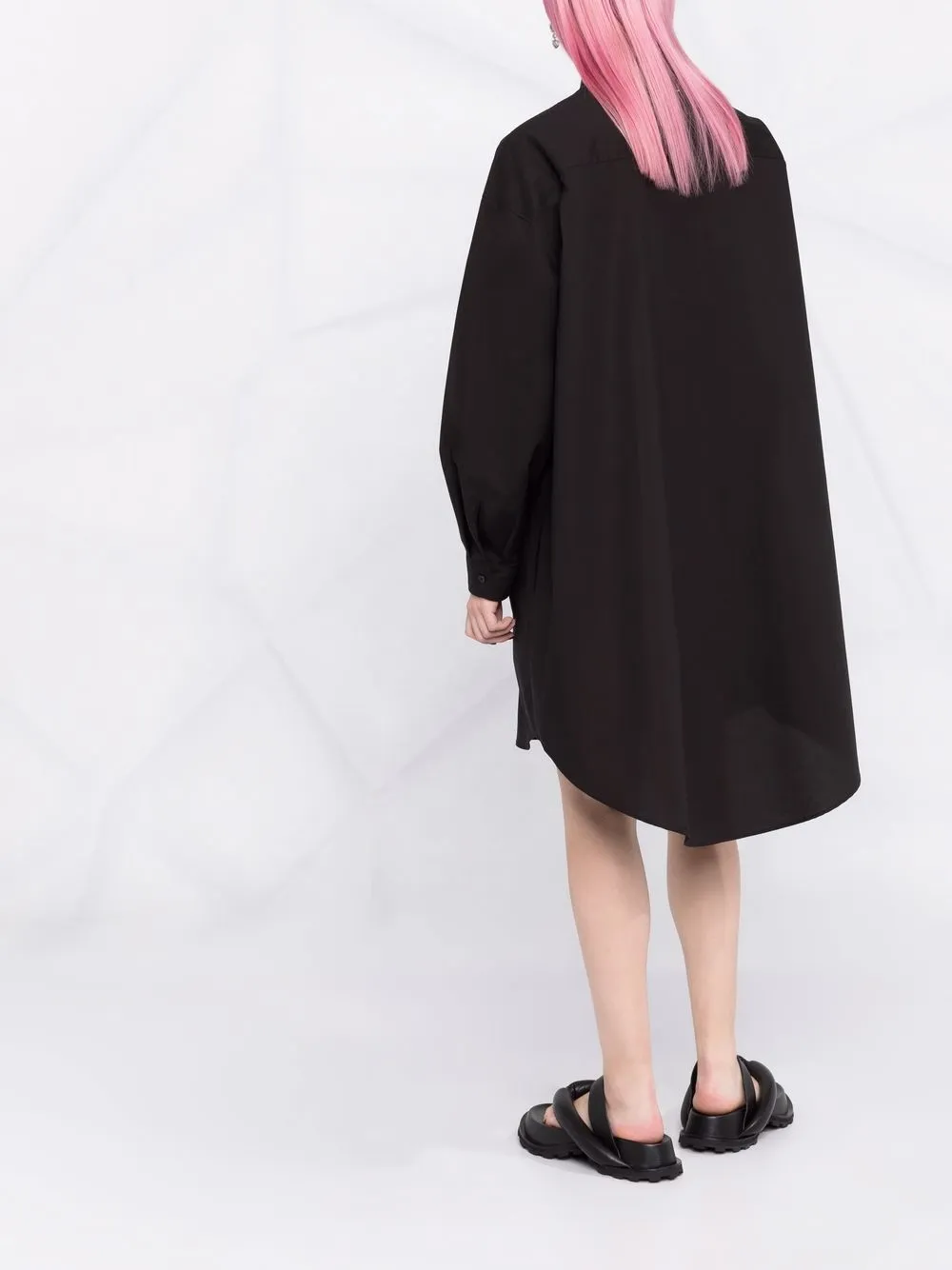 фото Mm6 maison margiela платье-рубашка с логотипом