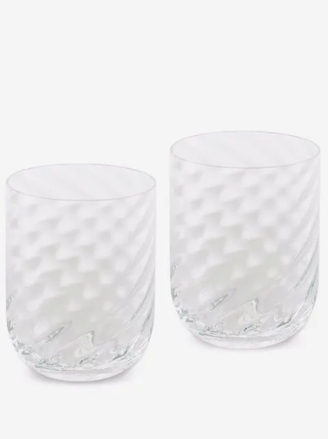 Dolce & Gabbana set de dos vasos Murano