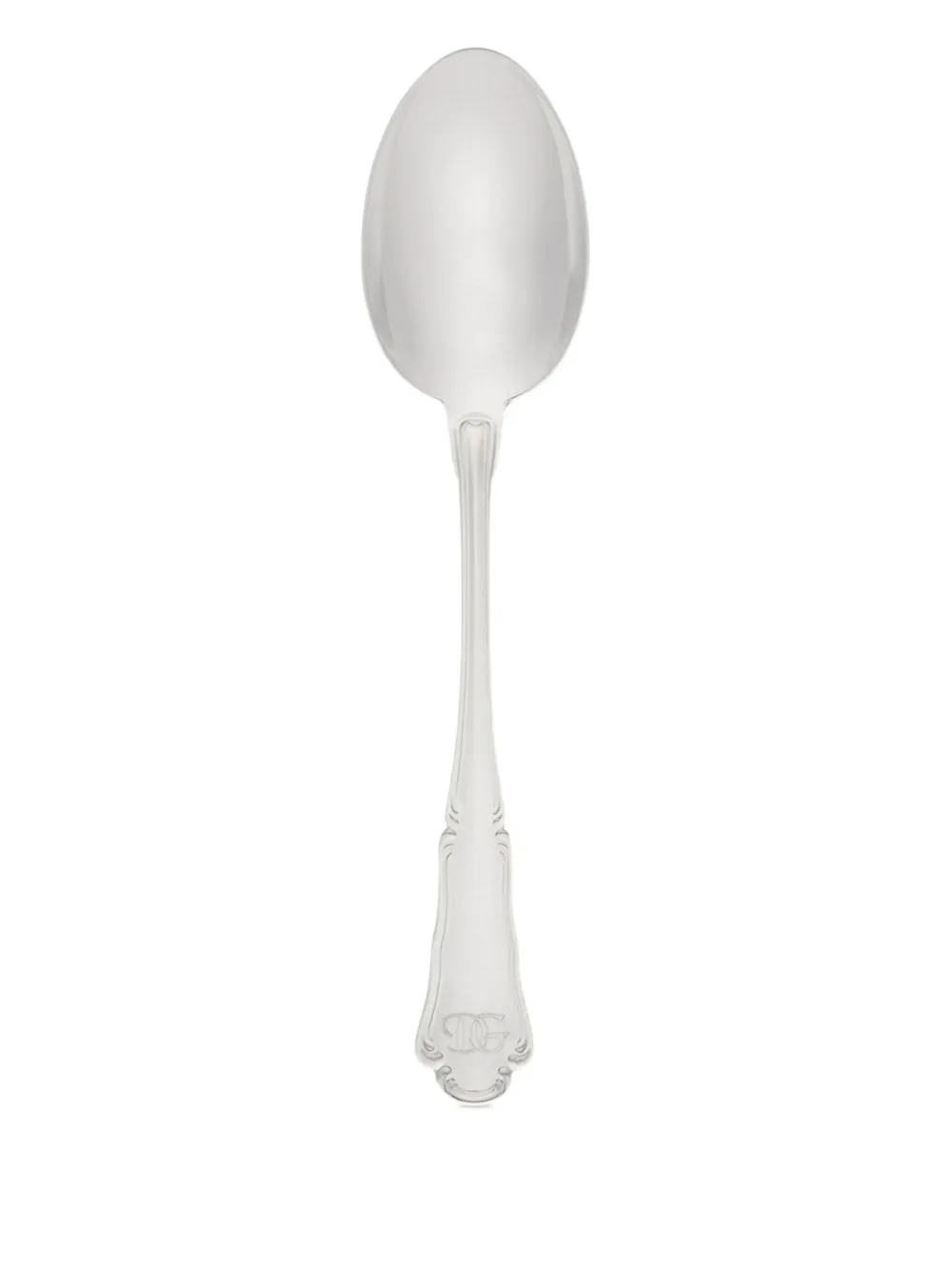 Dolce & Gabbana German Silver フラットウェア セット - シルバートーン Dolce & Gabbana German Silver フラットウェア セット - シルバートーン