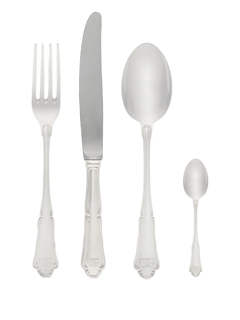 Dolce & Gabbana German Silver flatware (4-piece set) | Silver | Image 1
