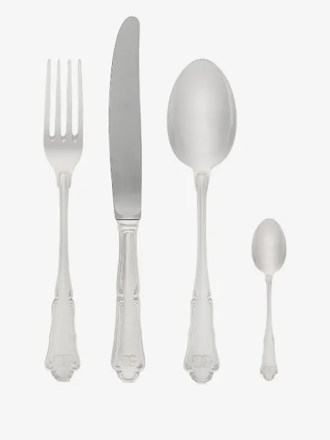 Dolce & Gabbana silver cutlery set (one-person setting)