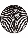 Dolce & Gabbana zebra-print porcelain charger plate (31cm) - White