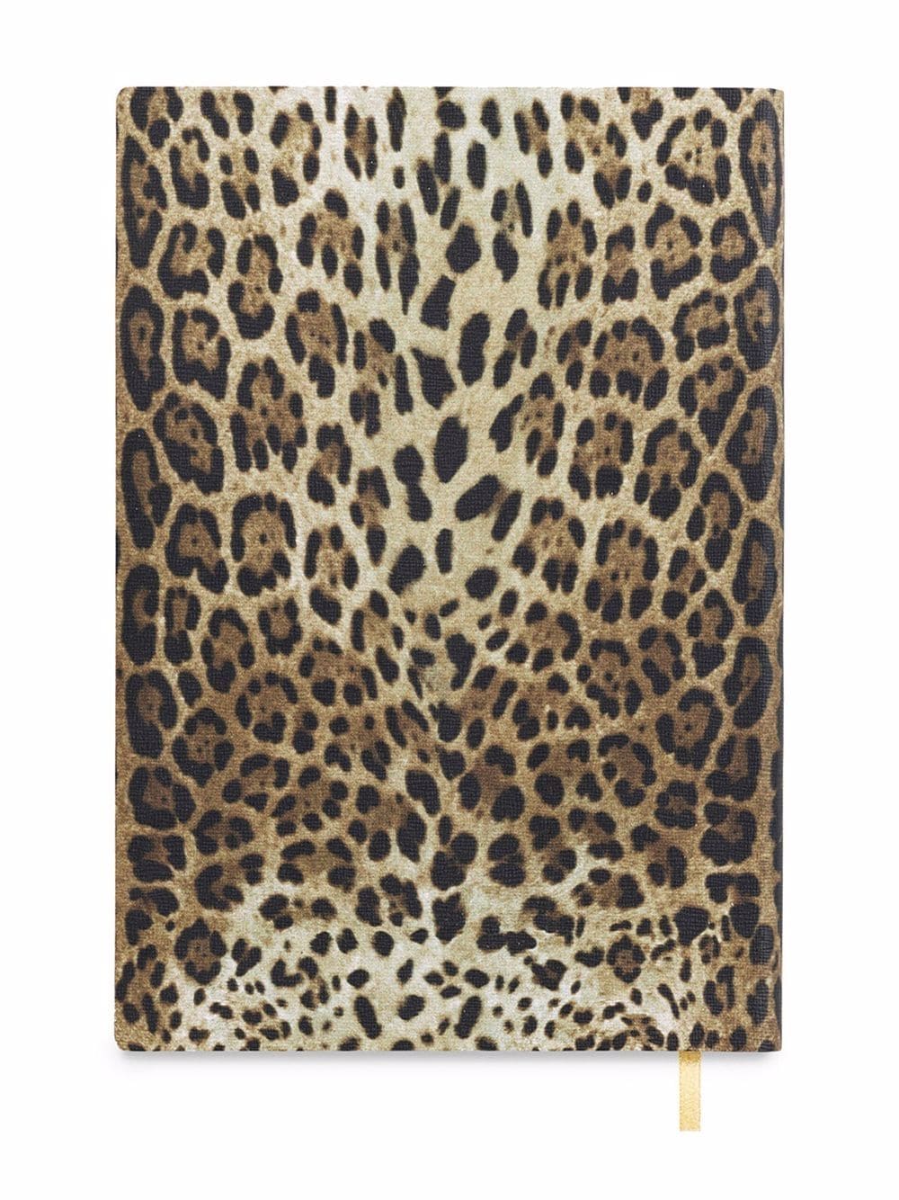 Image 2 of Dolce & Gabbana cuaderno mediano con estampado de leopardo