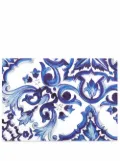 Dolce & Gabbana Mediterraneo-print placemats (set of 36) - Blue