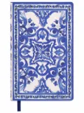 Dolce & Gabbana small Mediterraneo-print blank notebook - Blue