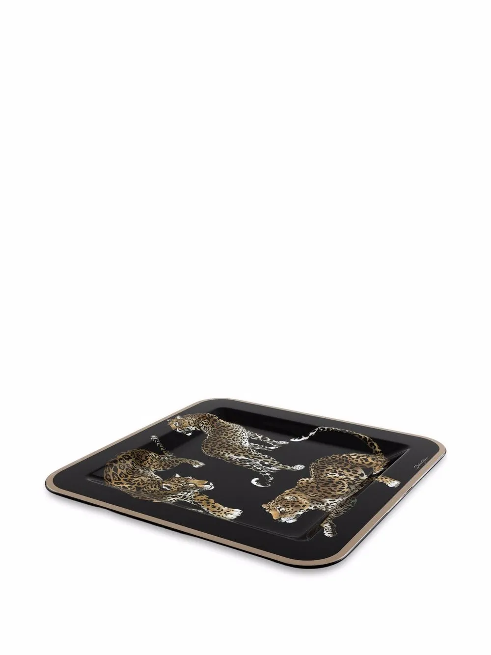 Dolce & Gabbana medium leopard-print wood tray | Decorative Trays & Plates | Image 2