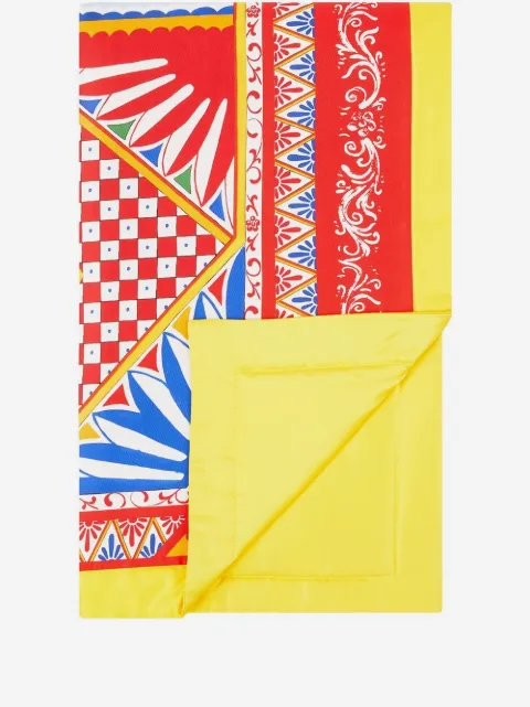Dolce & Gabbana Carretto-print silk quilt blanket