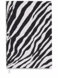 Dolce & Gabbana medium zebra-print leather blank notebook - Black