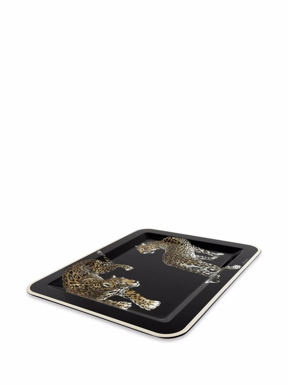 Dolce & Gabbana medium leopard-print wood tray | Decorative Trays & Plates | Image 2