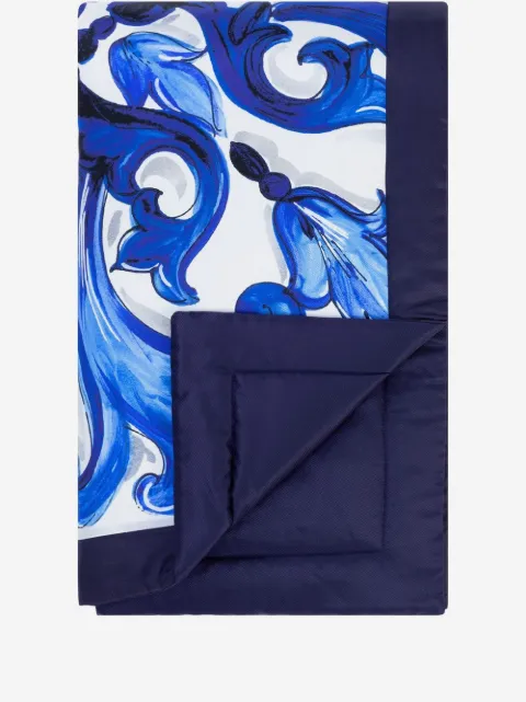 Dolce & Gabbana Decke mit mediterranem Print