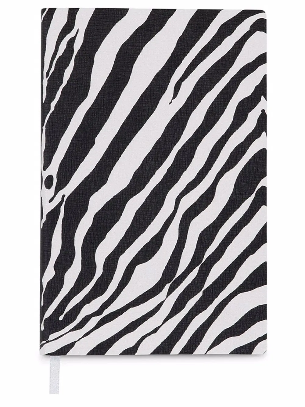 Dolce & Gabbana small zebra-print leather blank notebook | Black | Image 1