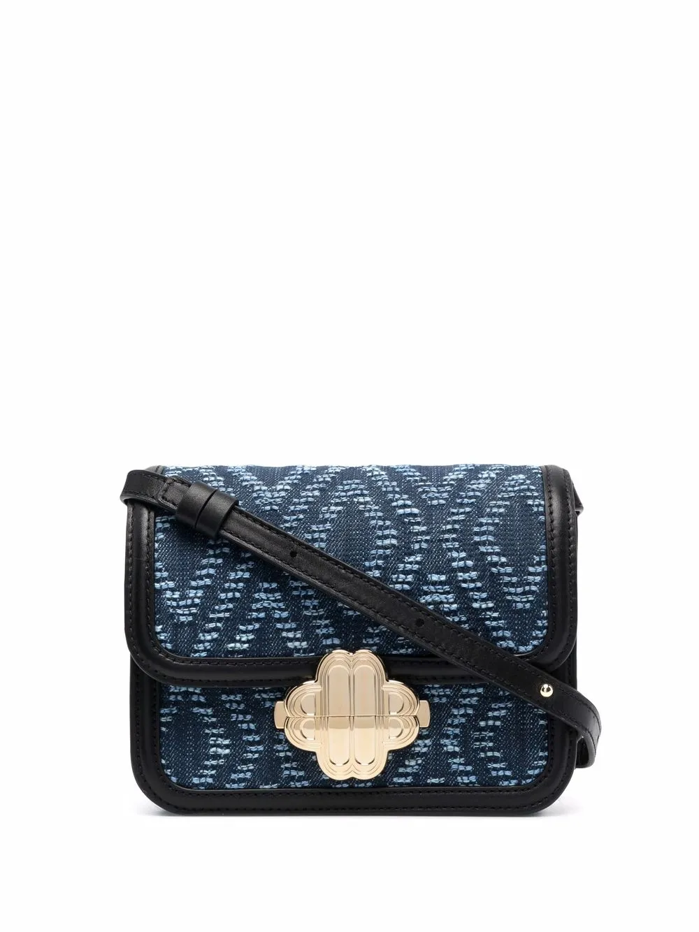 

Maje bolsa crossbody con motivo geométrico - Azul