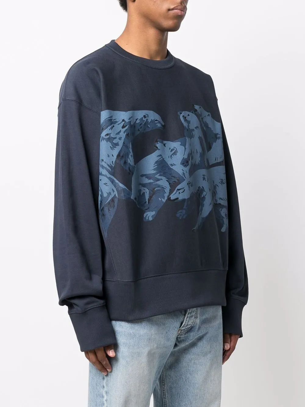 фото Kenzo толстовка из органического хлопка с принтом