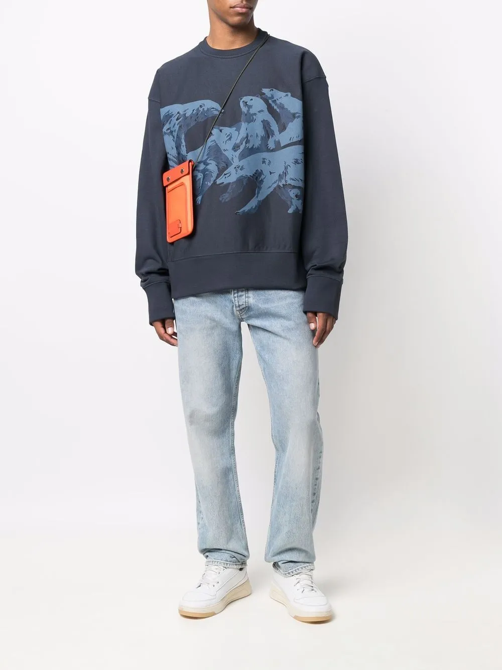 фото Kenzo толстовка из органического хлопка с принтом