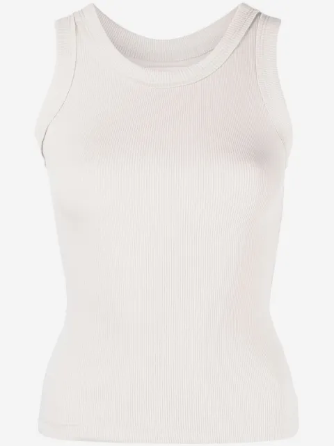STYLAND ribbed slim-cut vest