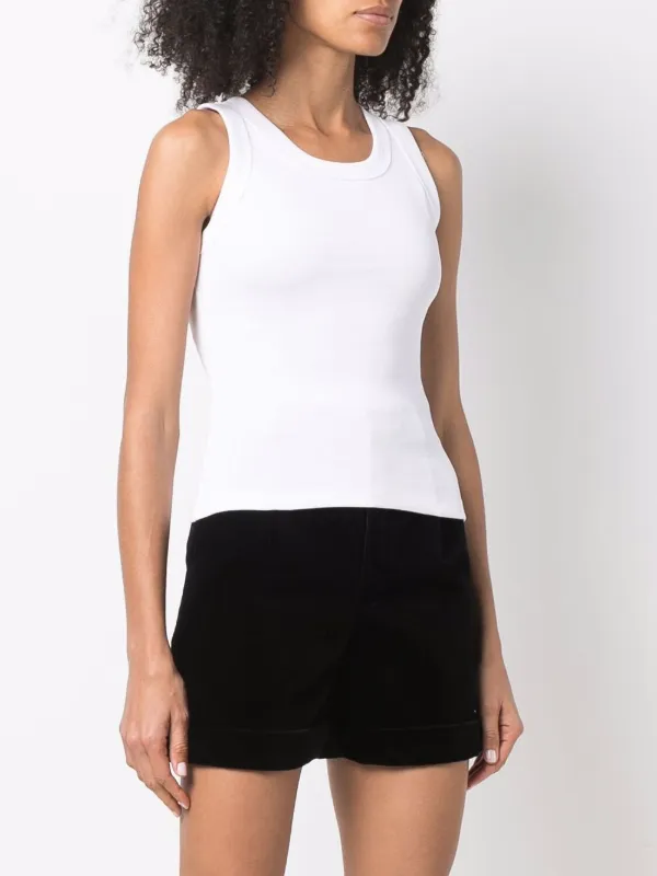 STYLAND Organic Cotton Vest White FARFETCH EG