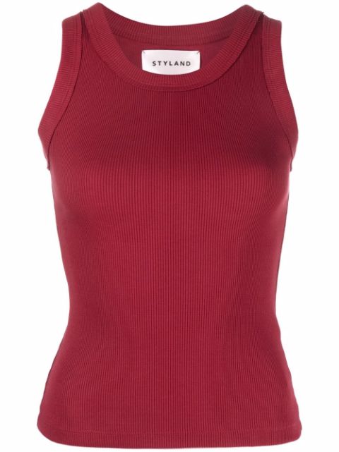 STYLAND fine-ribbed tank top